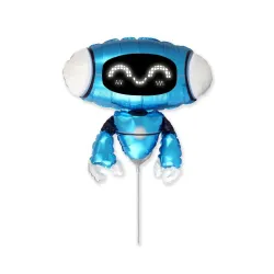 Palloncino foil Robot Blu 36 cm (WP)