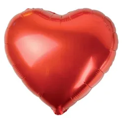Palloncino Foil Cuore Satinato Rosso 36 cm