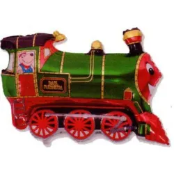 Trenino Palloncino foil verde 36 cm (WP)