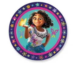 Disney Encanto Fiore piatto di carta 8 pz 23 cm FSC