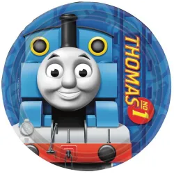 Thomas and Friends Piatto in carta blu 8 pz 18 cm