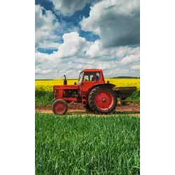 Asciugamano viso Tractor Field Work, asciugamano 30x50 cm