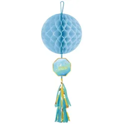 Decorazione da appendere per neonato con nappa