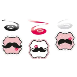 Baffi Baffi, set decorazioni con nastri (6 pz)