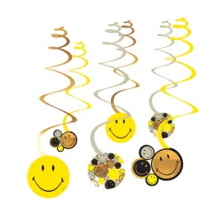 Set da 6 pezzi di decorazioni per nastri Emoji Smiley Originals