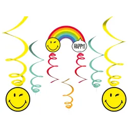 Set da 6 pezzi di decorazione Emoji Wink Ribbon