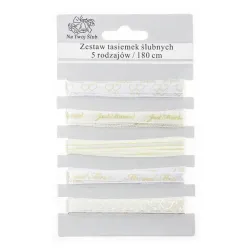 Wedding White i nastri set 5 pz