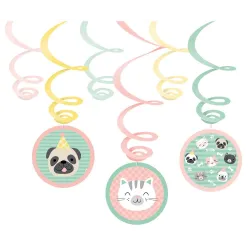 Set da 6 pezzi di decorazioni con nastro Pets Hello Pets