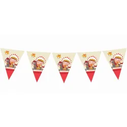 Festa indiana indiana, ghirlanda di bandiere 360 ​​cm