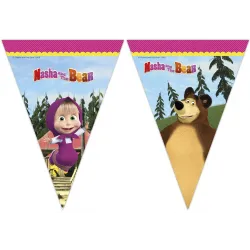 Bandierina Masha e Orso della foresta alta 2,3 m