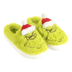 Le pantofole invernali per adulti Grinch Santa Hat 44/45