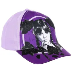 Wednesday Dark Vibes Cappellino da baseball viola per bambini 52 cm