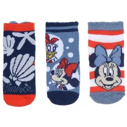Calzini Disney Minnie Shell Blu per neonata 6/12 mesi