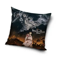 Fodera per cuscino finale in velluto Attack on Titan 40x40 cm