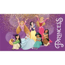 Tappetino da bagno Disney Princess Party, zerbino 40x60 cm