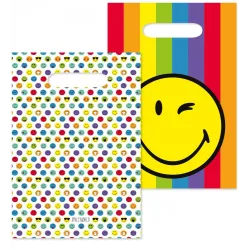 Sacchetto regalo Emoji Wink 8 pz