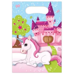 Confezione regalo con castello degli unicorni, confezione da 6