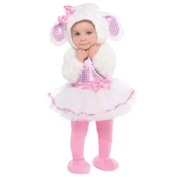 Costume da pecorella per bambina 18-24 mesi