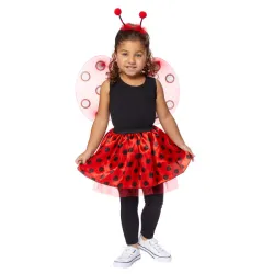 Completo tutù Ladybug Striped Dots 3-8 anni