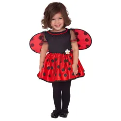 Costume da coccinella Little Dots per bambina 12-24 mesi