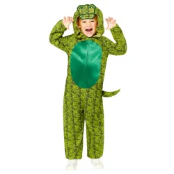 Costume Coccodrillo Verde 8-10 anni