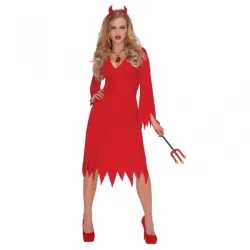 Costume adulto Devil Hot Red M/L