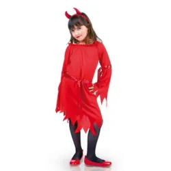 Costume da diavolo per bambina 5-7 anni