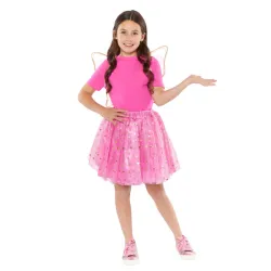 Accessorio costume Farfalla Rosa 3-8 anni