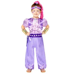 Costume Shimmer and Shine Viola 3-4 anni