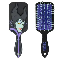 Spazzola per capelli 3D nera Disney Villains 23,5 cm