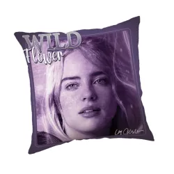 Cuscino Billie Eilish Wild Flower, cuscino decorativo 40x40 cm