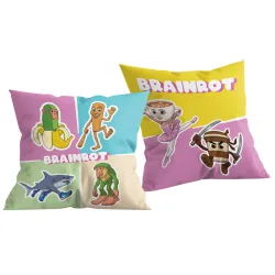 Cuscino decorativo Brainrot Crazy Mix 40x40 cm
