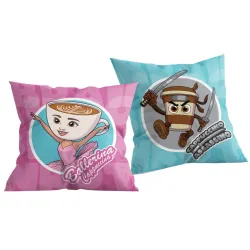 Cuscino decorativo Brainrot Fun Duo 40x40 cm