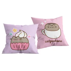 Cuscino Pusheen Catpusheeno Cato, cuscino decorativo 40x40 cm