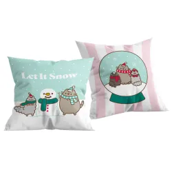 Cuscino decorativo Pusheen Let It Snow 40x40 cm