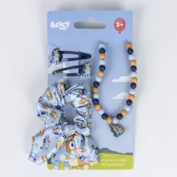 Set collana e accessori per capelli Bluey Happy Vibes