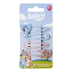 Set fermagli per capelli Bluey Heart 4 pz
