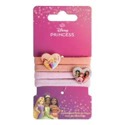 Set di 4 elastici per capelli delle Principesse Disney