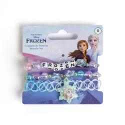 Bracciale Disney Frozen Fiocco di neve set 3 pz