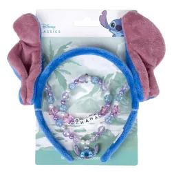 Set di gioielli e fascia per capelli Disney Lilo e Stitch Ohana