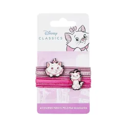 Set elastici per capelli Disney Marie rosa 4 pz