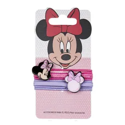 Set di 8 elastici per capelli Disney Minnie Bowtiful