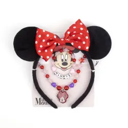 Set di gioielli e cerchietto Disney Minnie Charm