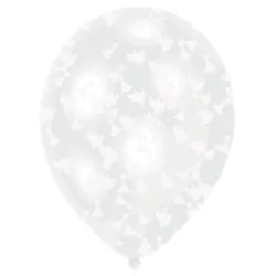 Matrimonio Palloncino trasparente riempito, 6 pezzi 11 pollici (27,5 cm)