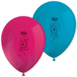 Palloncino Shimmer and Shine Glitter, 8 pz