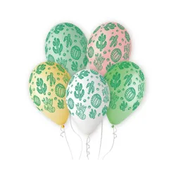 Cactus Cactus spinoso, palloncino, 5 pezzi da 13 pollici (33 cm)