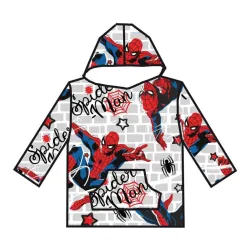 Coperta in pile peluche slip-on per adulti Spiderman Brick, poncho