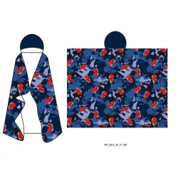 Coperta con cappuccio Spiderman Hideout 120x150 cm