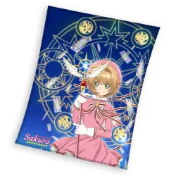Coperta polare in flanella Anime Magic Card Captor Sakura 130x160 cm
