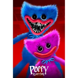 Coperta polare Poppy Playtime Nightmare 130x170 cm